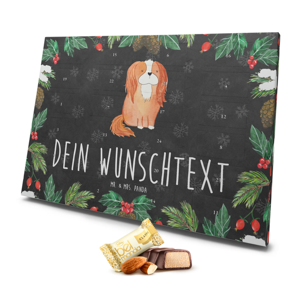 Personalisierter Marzipan Adventskalender Hund Cavalier King Charles Spaniel Personalisierter Marzipan Adventskalender, Hund, Hundemotiv, Haustier, Hunderasse, Tierliebhaber, Hundebesitzer, Sprüche, Cavalier King Charles Spaniel, Cockerspaniel, Spaniel, Spruch, schönster Hund