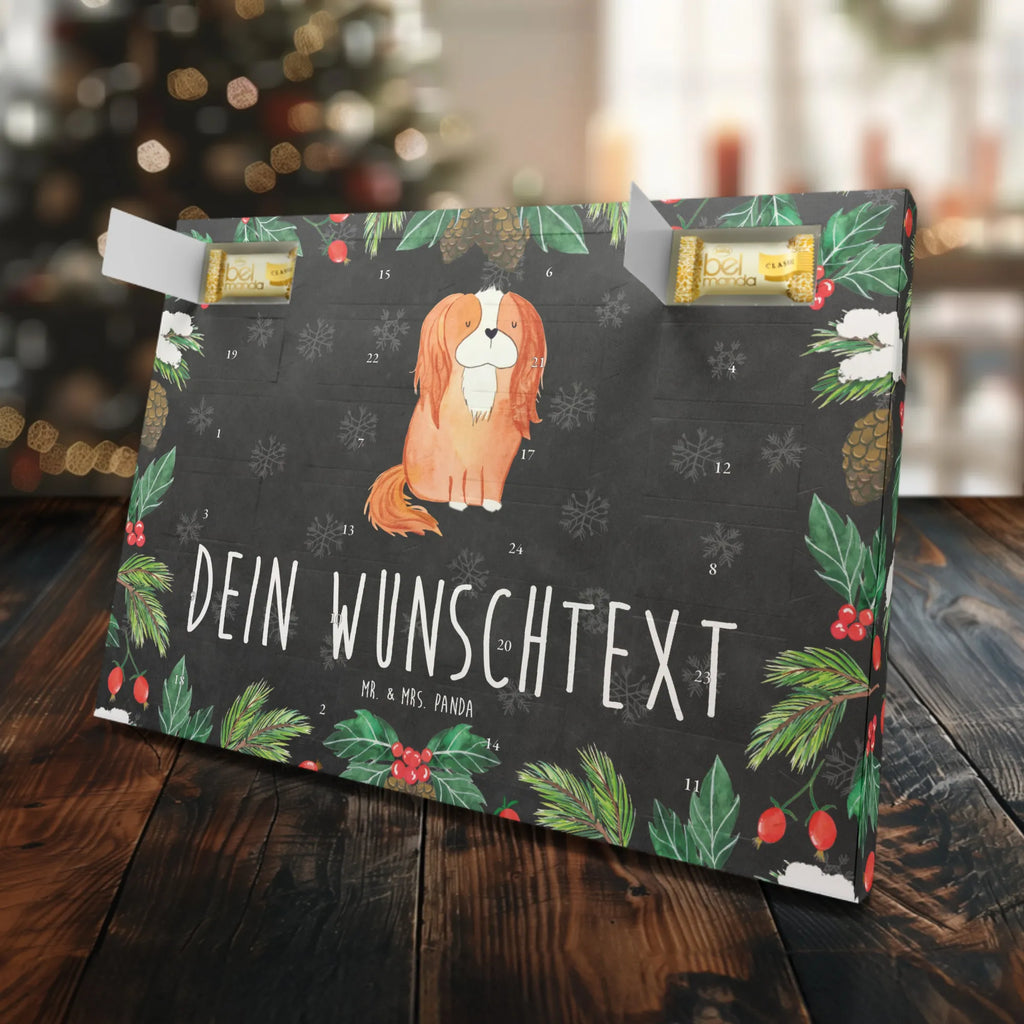 Personalisierter Marzipan Adventskalender Hund Cavalier King Charles Spaniel Personalisierter Marzipan Adventskalender, Hund, Hundemotiv, Haustier, Hunderasse, Tierliebhaber, Hundebesitzer, Sprüche, Cavalier King Charles Spaniel, Cockerspaniel, Spaniel, Spruch, schönster Hund