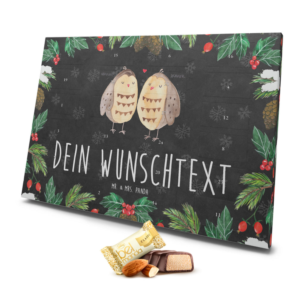 Personalisierter Marzipan Adventskalender Eulen Liebe Personalisierter Marzipan Adventskalender, Eule, Eule Deko, Liebe, Hochzeit Spruch, Owl, All you need is love, Liebe Spruch, Freundin Geschenk, Freund, Wortspiel lustig