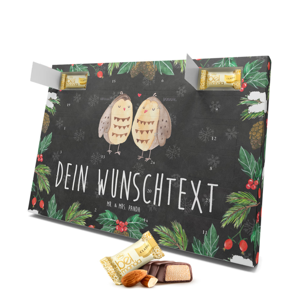 Personalisierter Marzipan Adventskalender Eulen Liebe Personalisierter Marzipan Adventskalender, Eule, Eule Deko, Liebe, Hochzeit Spruch, Owl, All you need is love, Liebe Spruch, Freundin Geschenk, Freund, Wortspiel lustig