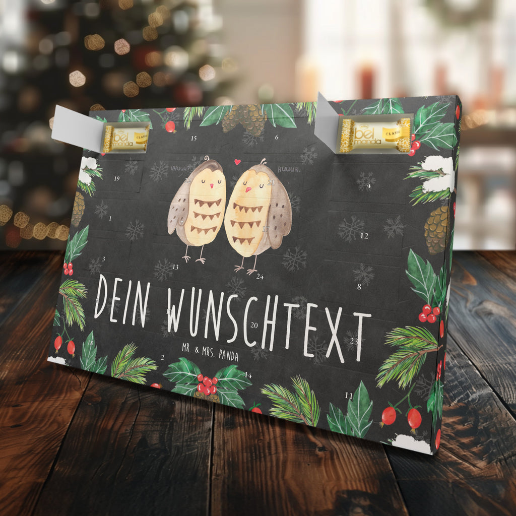 Personalisierter Marzipan Adventskalender Eulen Liebe Personalisierter Marzipan Adventskalender, Eule, Eule Deko, Liebe, Hochzeit Spruch, Owl, All you need is love, Liebe Spruch, Freundin Geschenk, Freund, Wortspiel lustig