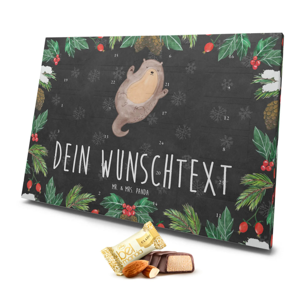 Personalisierter Marzipan Adventskalender Otter Umarmen Personalisierter Marzipan Adventskalender, Otter, Fischotter, Seeotter, Otter Seeotter See Otter