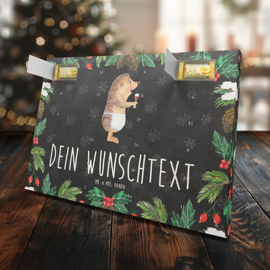 Personalisierter Marzipan Adventskalender Igel Wein Personalisierter Marzipan Adventskalender, Tiermotive, Gute Laune, lustige Sprüche, Tiere, Wein Spruch, Igel, Geschenk Weintrinker, Geschenk Weinliebhaber, Wein Deko, Weinglas, Rotwein, Weißwein, Wein trinken