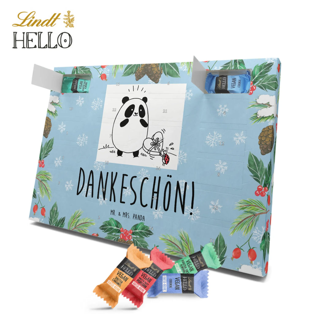 Veganer Adventskalender Panda Dankeschön Schokoladen Adventskalender