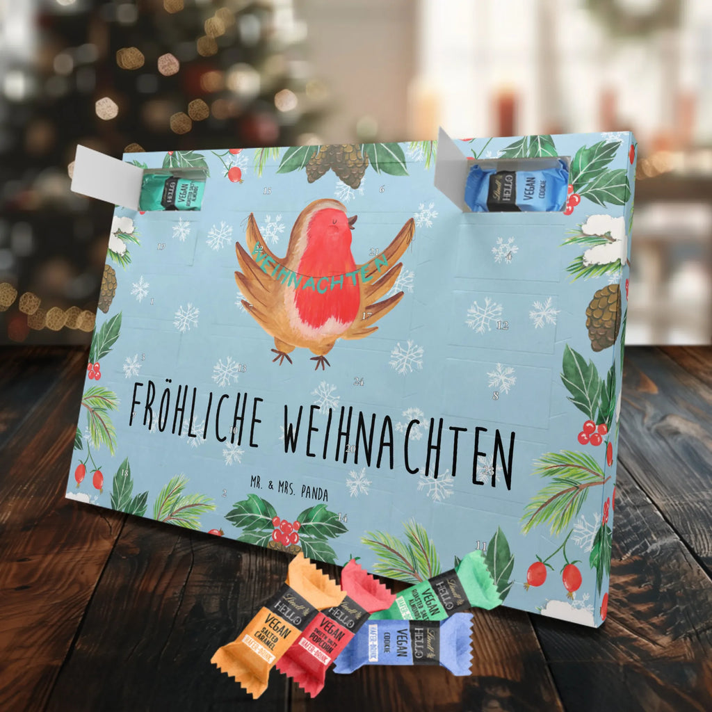 Veganer Adventskalender Rotkehlchen Weihnachten Schokoladen Adventskalender, Winter, Weihnachten, Weihnachtsdeko, Nikolaus, Advent, Heiligabend, Wintermotiv, Frohe Weihnachten, Weihnachtsmotiv, Weihnachtsgruß, Vogel, xmas