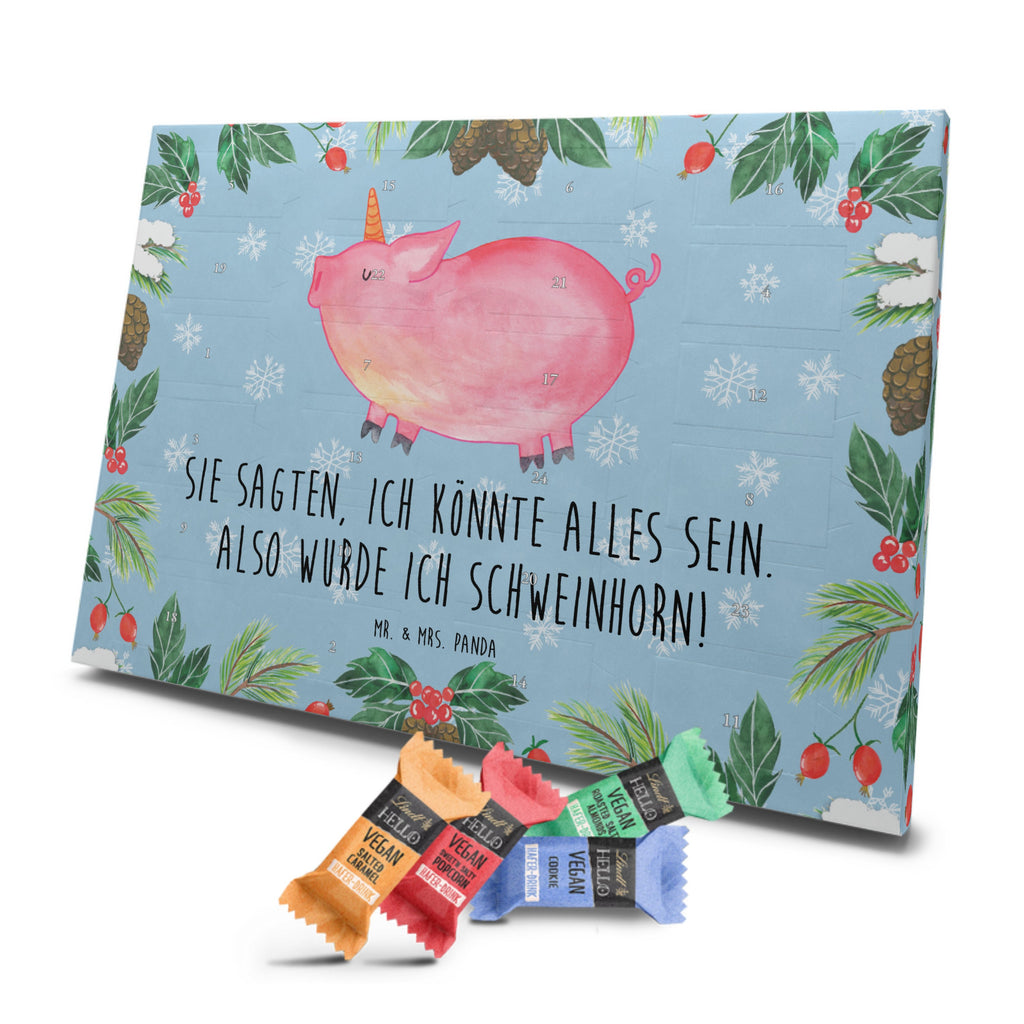 Veganer Adventskalender Einhorn Schwein Schokoladen Adventskalender, Einhorn, Einhörner, Einhorn Deko, Pegasus, Unicorn, Party, Spaß, Schwein, Schweinhorn, Bauer, witzig. lustig, Spruch, geschenk, Pig, Piggy, funny, english, englisch