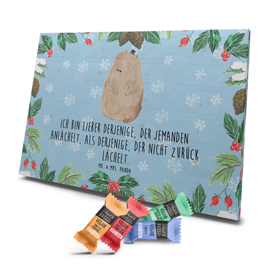 Veganer Adventskalender Murmeltier Schokoladen Adventskalender, Tiermotive, Gute Laune, lustige Sprüche, Tiere, Murmeltier, Knigge, Fröhlichkeit, Freundlichkeit, Respekt, Anstand