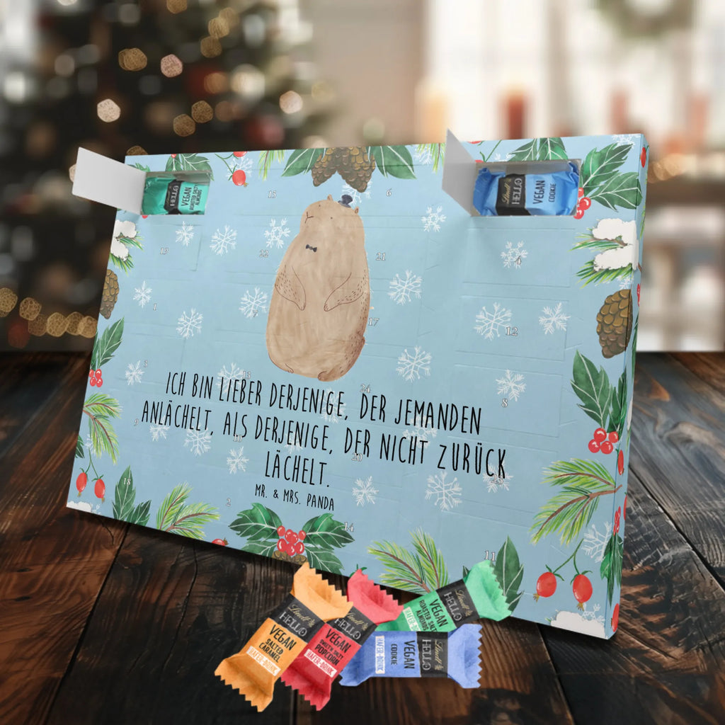 Veganer Adventskalender Murmeltier Schokoladen Adventskalender, Tiermotive, Gute Laune, lustige Sprüche, Tiere, Murmeltier, Knigge, Fröhlichkeit, Freundlichkeit, Respekt, Anstand