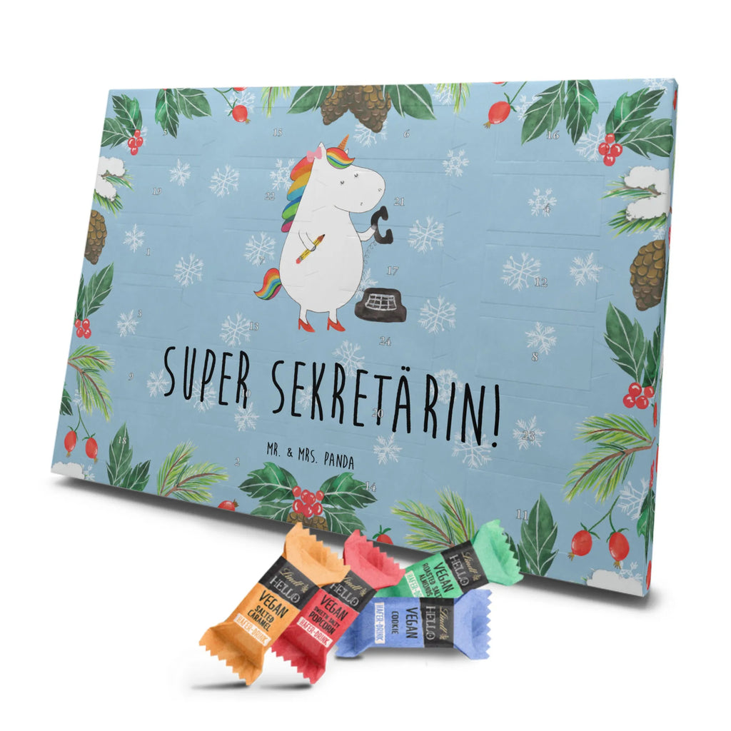 Veganer Adventskalender Einhorn Sekretärin Schokoladen Adventskalender, Einhorn, Einhörner, Einhorn Deko, Pegasus, Unicorn, Sekretärin, Büro, Rechtsanwältin, Rechtsanwaltsgehilfin, Steuerbüro, Steuerkanzlei, Bürokraft, Bürohilfe