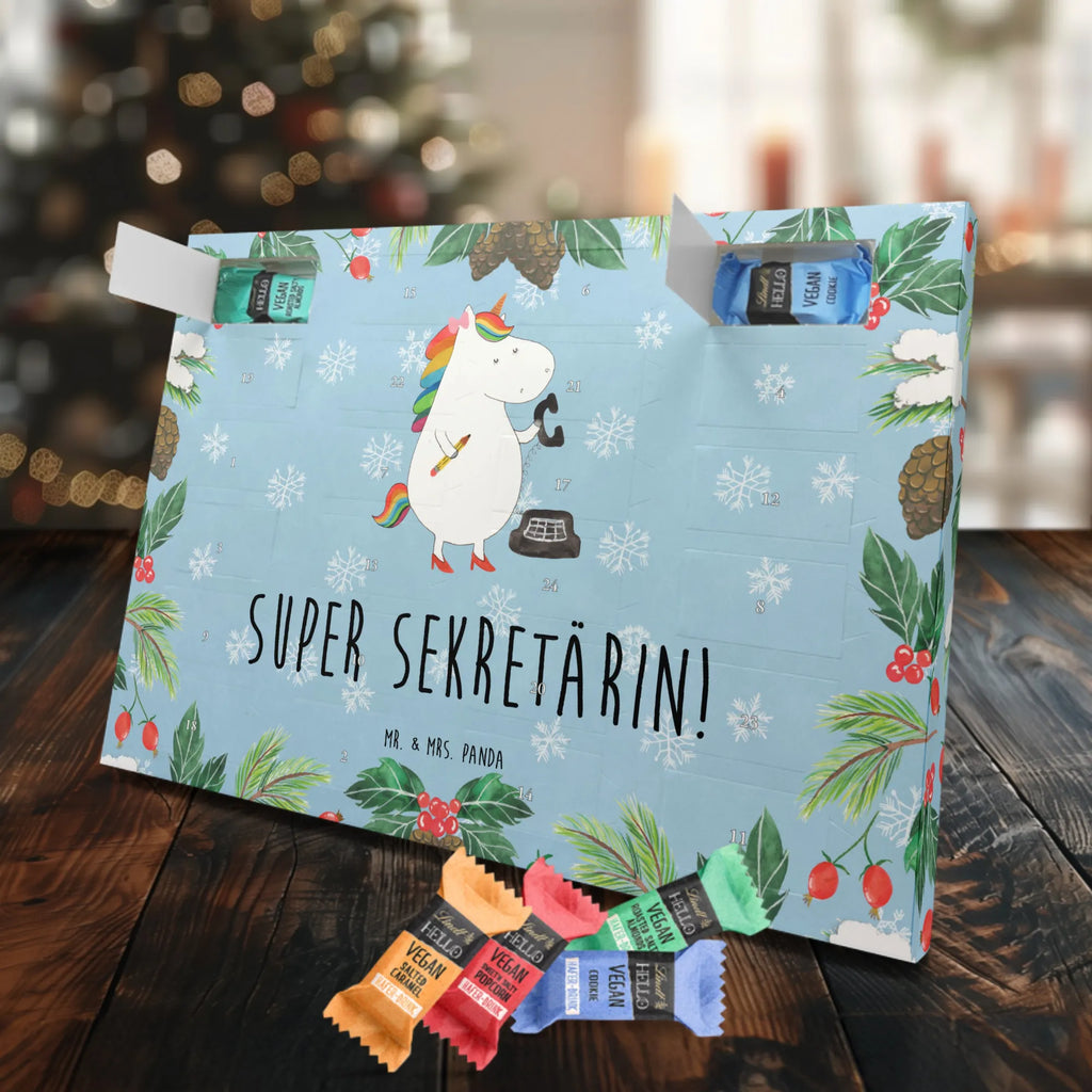 Veganer Adventskalender Einhorn Sekretärin Schokoladen Adventskalender, Einhorn, Einhörner, Einhorn Deko, Pegasus, Unicorn, Sekretärin, Büro, Rechtsanwältin, Rechtsanwaltsgehilfin, Steuerbüro, Steuerkanzlei, Bürokraft, Bürohilfe