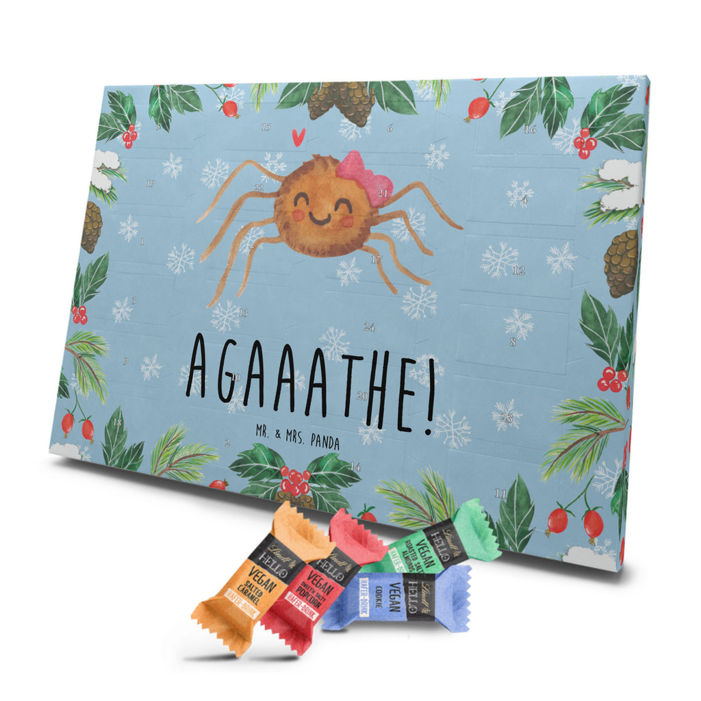 Veganer Adventskalender Spinne Agathe Freude Schokoladen Adventskalender, Spinne Agathe, Spinne, Agathe, Videos, Merchandise, Viral, Viraler Hit, Trend, Beliebte Spinne