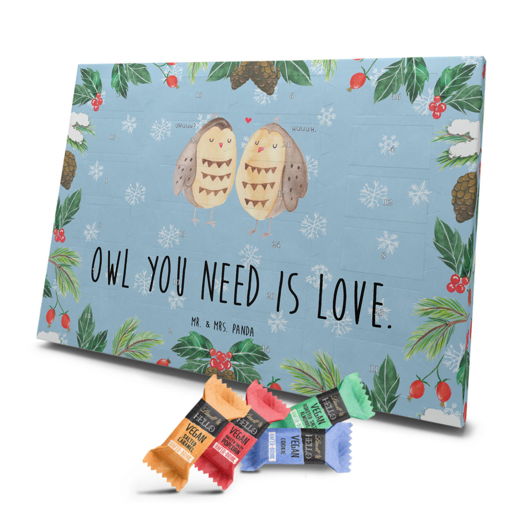 Veganer Adventskalender Eulen Liebe Schokoladen Adventskalender, Eule, Eule Deko, Liebe, Hochzeit Spruch, Owl, All you need is love, Liebe Spruch, Freundin Geschenk, Freund, Wortspiel lustig