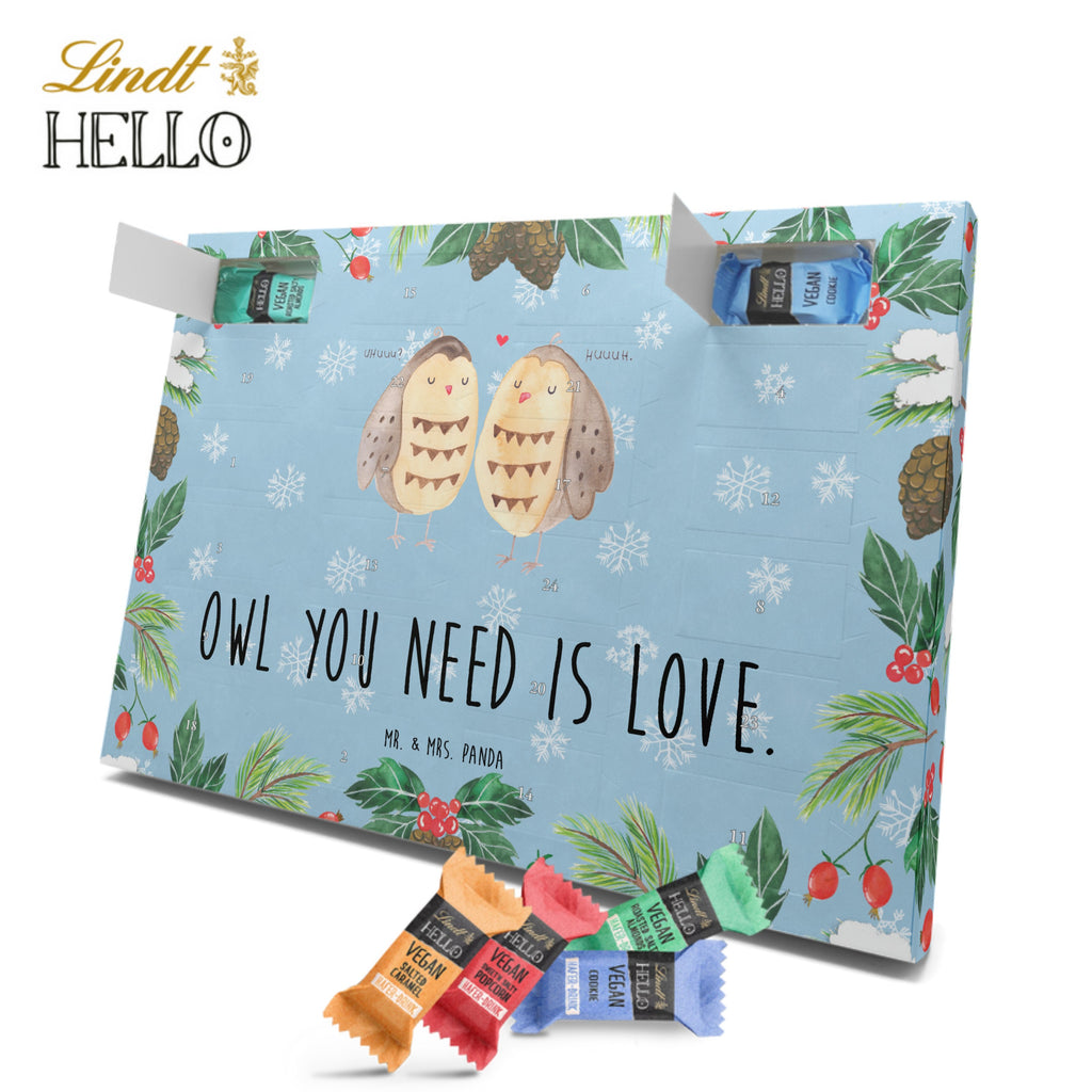 Veganer Adventskalender Eulen Liebe Schokoladen Adventskalender, Eule, Eule Deko, Liebe, Hochzeit Spruch, Owl, All you need is love, Liebe Spruch, Freundin Geschenk, Freund, Wortspiel lustig