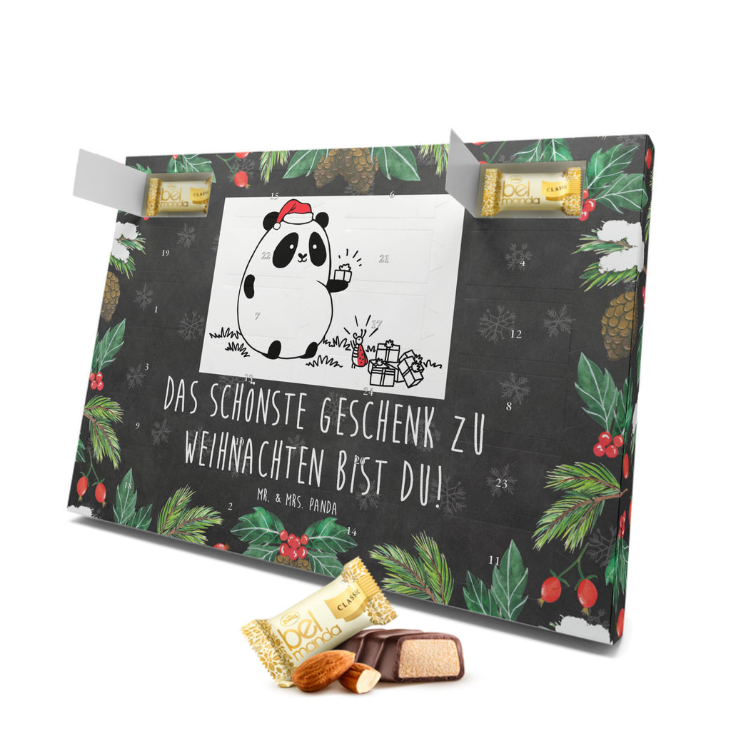 Marzipan Adventskalender Panda Weihnachtsgeschenk Marzipan Adventskalender