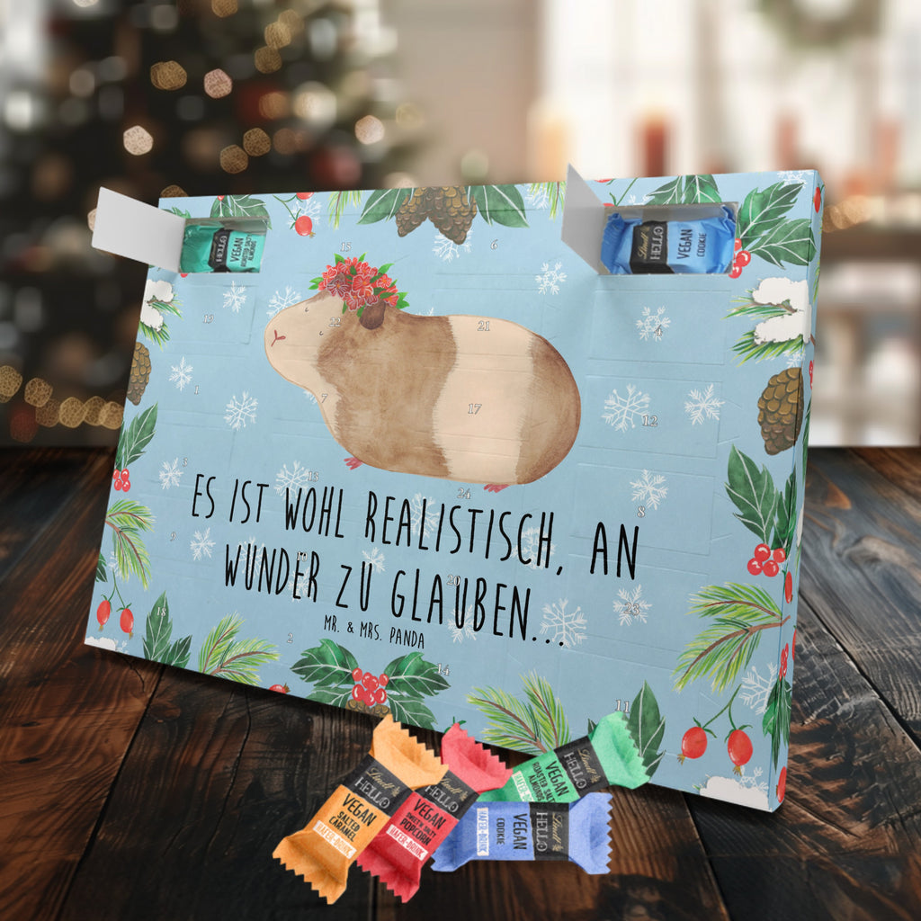 Veganer Adventskalender Meerschweinchen Weisheit Schokoladen Adventskalender, Tiermotive, Gute Laune, lustige Sprüche, Tiere, Meerschweinchen, Meerie, Meeries, Wunder, Blumenkind, Realität, Spruch, Weisheit, Motivation, Wunderland