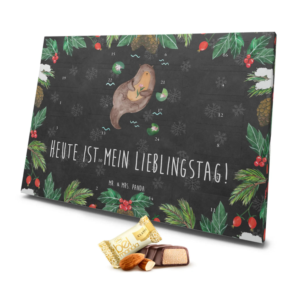 Marzipan Adventskalender Otter Seerose Marzipan Adventskalender, Otter, Fischotter, Seeotter, Otter Seeotter See Otter