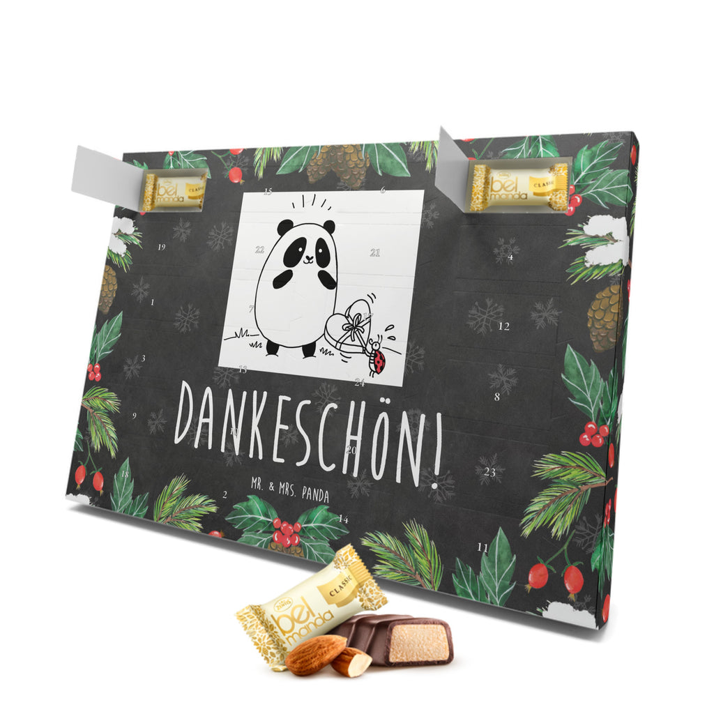 Marzipan Adventskalender Panda Dankeschön Marzipan Adventskalender