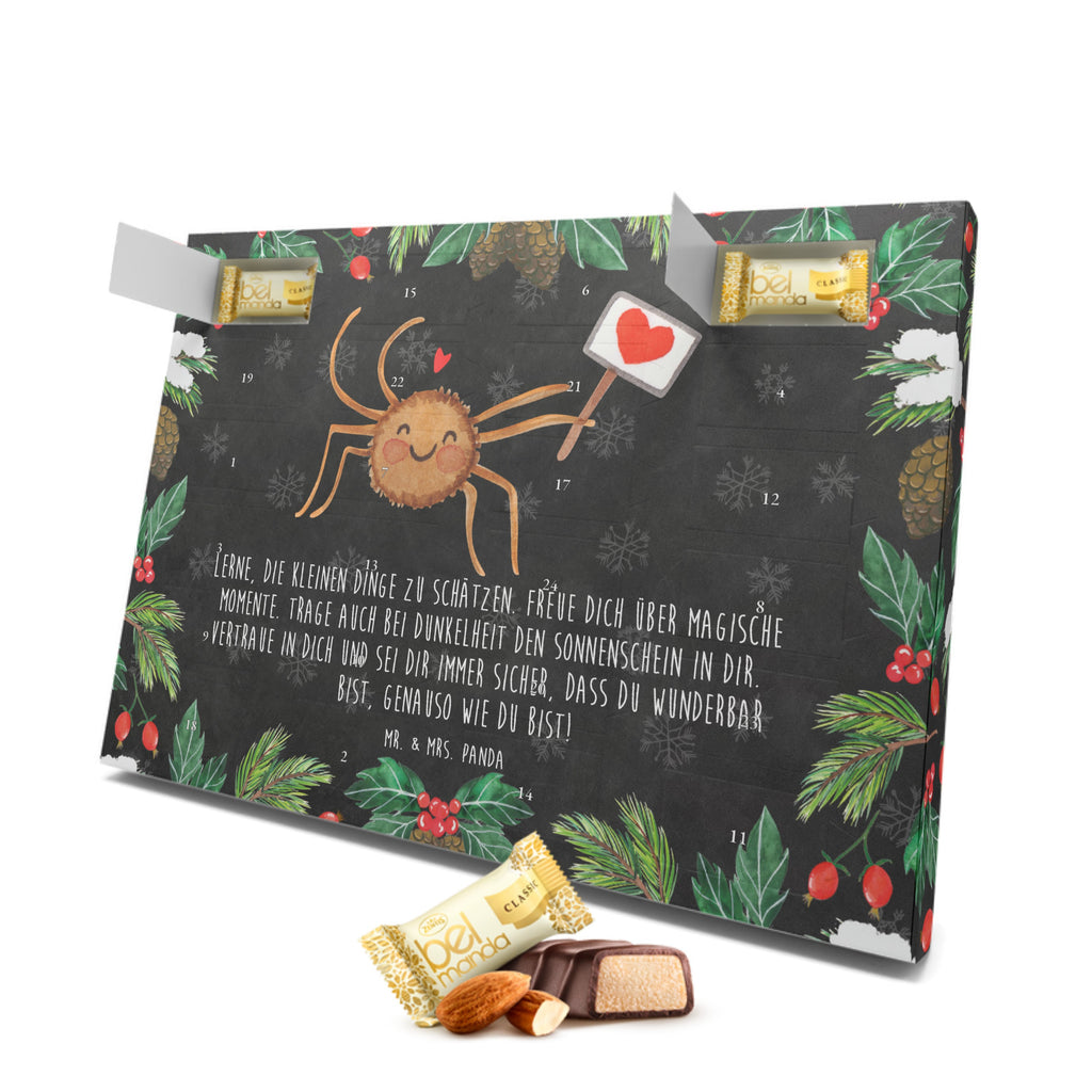 Marzipan Adventskalender Spinne Agathe Motivation Marzipan Adventskalender, Spinne Agathe, Spinne, Agathe, Videos, Merchandise, Motivation, Glück, Liebe, Vertrauen, Dankeschön