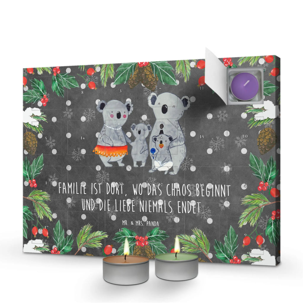 Duftkerzen Adventskalender Koala Familie Adventskalender, Kerzen Adventskalender, Duftkerzen Adventskalender, Familie, Vatertag, Muttertag, Bruder, Schwester, Mama, Papa, Oma, Opa, Koala, Koalas, Family, Kinder, Geschwister, Familienleben