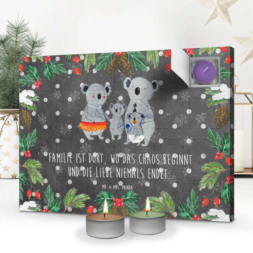 Duftkerzen Adventskalender Koala Familie Adventskalender, Kerzen Adventskalender, Duftkerzen Adventskalender, Familie, Vatertag, Muttertag, Bruder, Schwester, Mama, Papa, Oma, Opa, Koala, Koalas, Family, Kinder, Geschwister, Familienleben