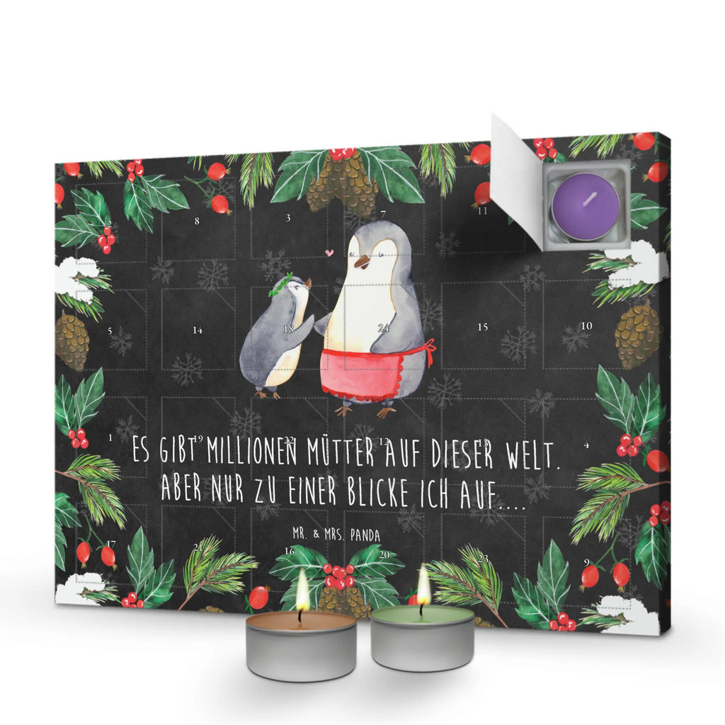 Duftkerzen Adventskalender Pinguin mit Kind Adventskalender, Kerzen Adventskalender, Duftkerzen Adventskalender, Familie, Vatertag, Muttertag, Bruder, Schwester, Mama, Papa, Oma, Opa, Geschenk, Mami, Mutti, Mutter, Geburststag