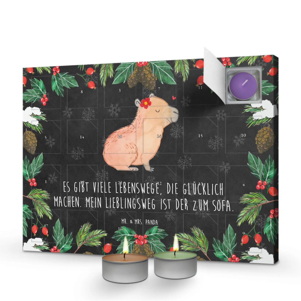 Duftkerzen Adventskalender Capybara Blume Adventskalender, Kerzen Adventskalender, Duftkerzen Adventskalender, Tiermotive, Gute Laune, lustige Sprüche, Tiere, Capybara