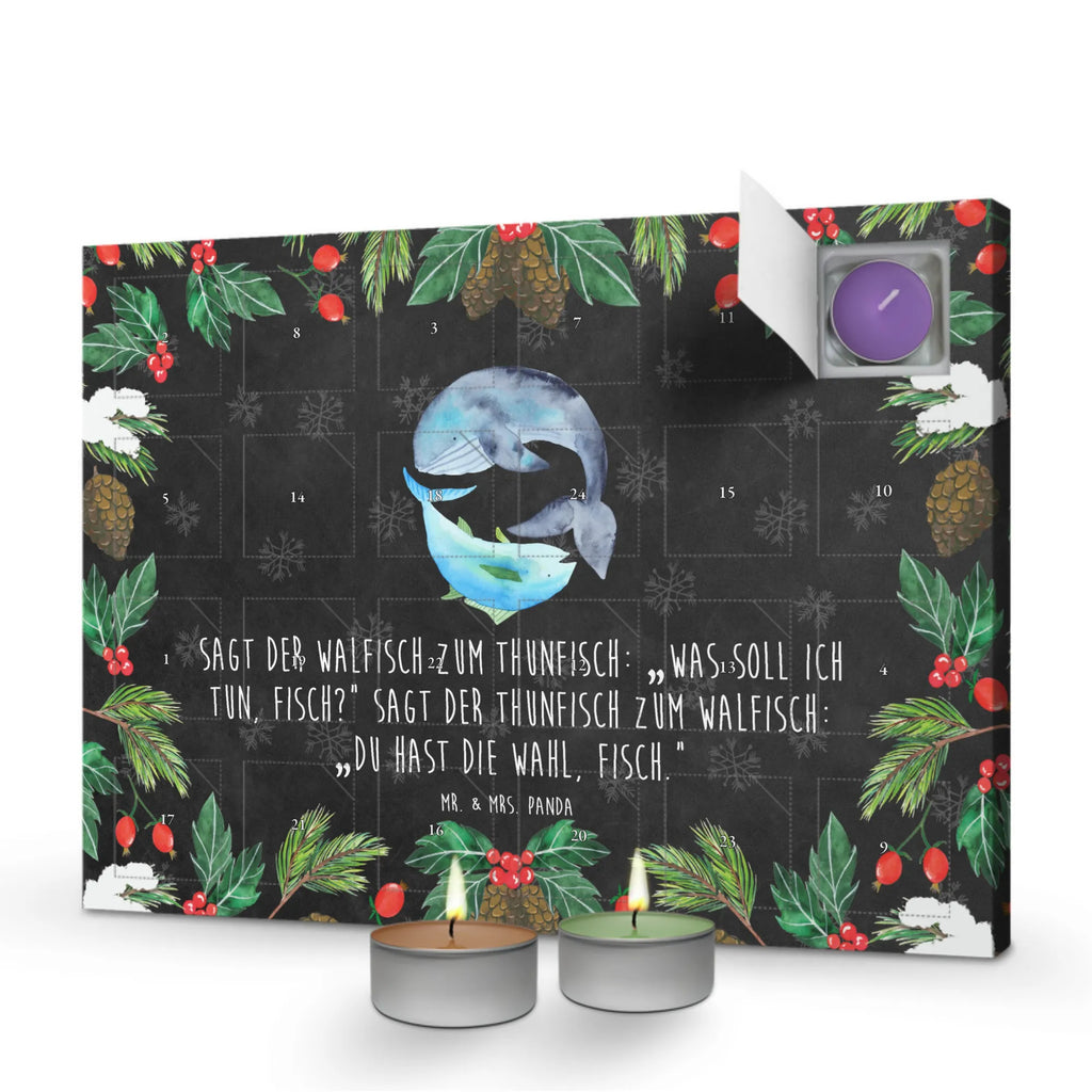 Duftkerzen Adventskalender Walfisch Thunfisch Adventskalender, Kerzen Adventskalender, Duftkerzen Adventskalender, Tiermotive, Gute Laune, lustige Sprüche, Tiere, Wal, Wahl, Tunfisch, Wortwitz lustig, Spruch lustig, Flachwitz, Witz, Spruch des Tages, Flachwitz Geschenk