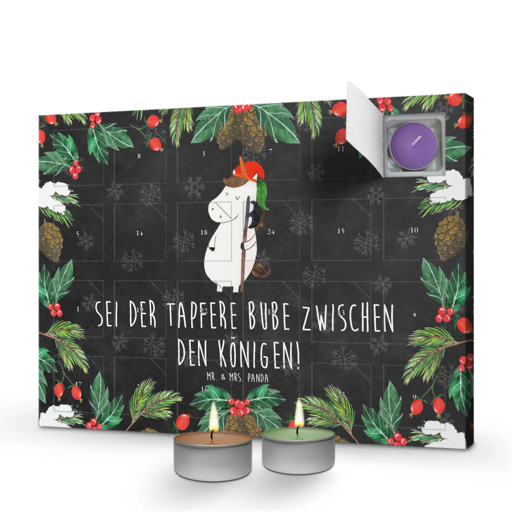 Duftkerzen Adventskalender Einhorn Junge Adventskalender, Kerzen Adventskalender, Duftkerzen Adventskalender, Einhorn, Einhörner, Einhorn Deko, Pegasus, Unicorn, Bube, Mittelalter