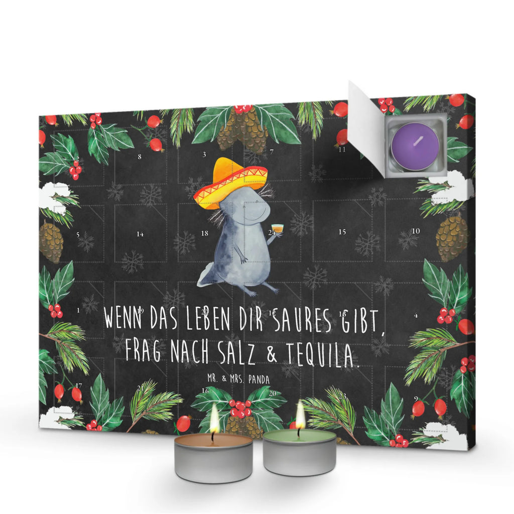 Duftkerzen Adventskalender Axolotl Tequila Adventskalender, Kerzen Adventskalender, Duftkerzen Adventskalender, Axolotl, Molch, Mexico, Mexiko, Sombrero, Zitrone, Tequila, Motivation, Spruch, Schwanzlurch, Lurch, Lurche, Axolot, Feuerdrache, Feuersalamander