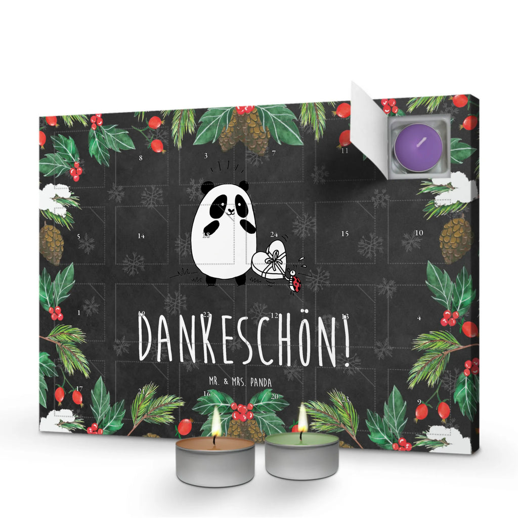 Duftkerzen Adventskalender Panda Dankeschön Adventskalender, Kerzen Adventskalender, Duftkerzen Adventskalender