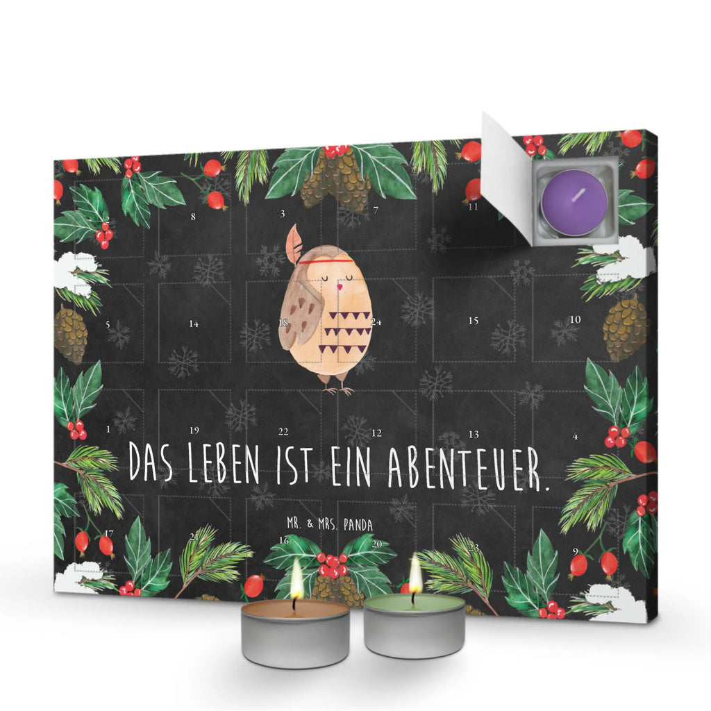 Duftkerzen Adventskalender Eule Federschmuck Adventskalender, Kerzen Adventskalender, Duftkerzen Adventskalender, Eule, Eule Deko, Owl, Das Leben ist ein Abenteuer, Reisespruch, Federschmuck, Dekoration