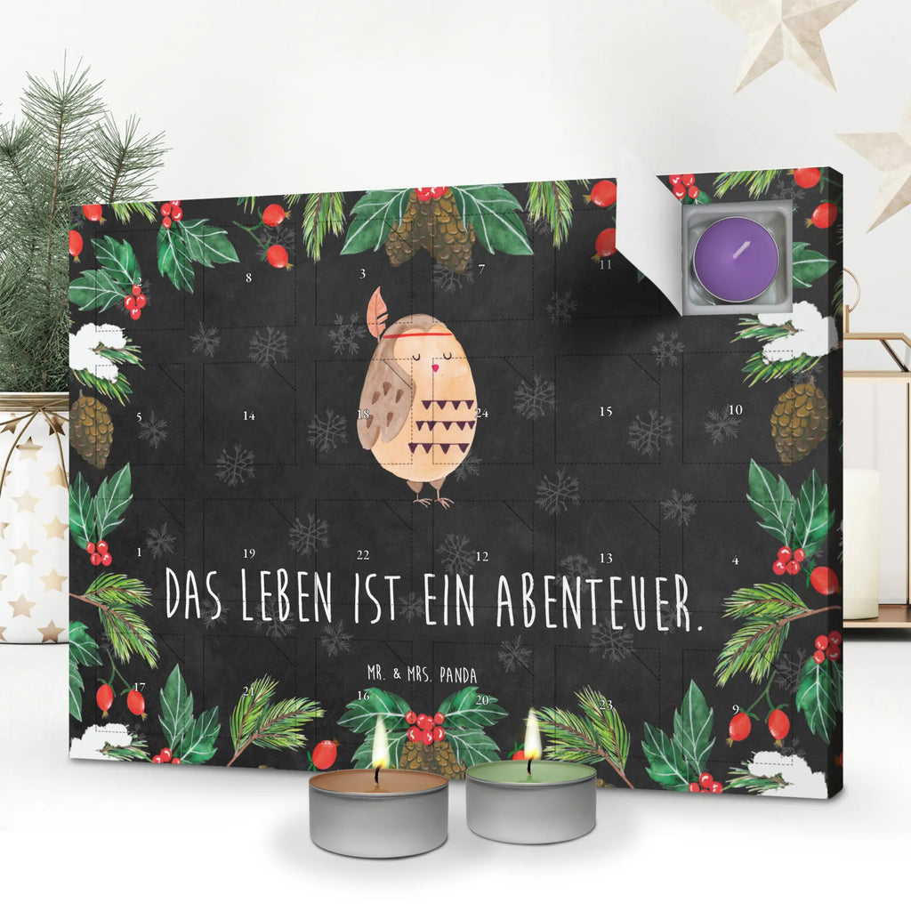 Duftkerzen Adventskalender Eule Federschmuck Adventskalender, Kerzen Adventskalender, Duftkerzen Adventskalender, Eule, Eule Deko, Owl, Das Leben ist ein Abenteuer, Reisespruch, Federschmuck, Dekoration