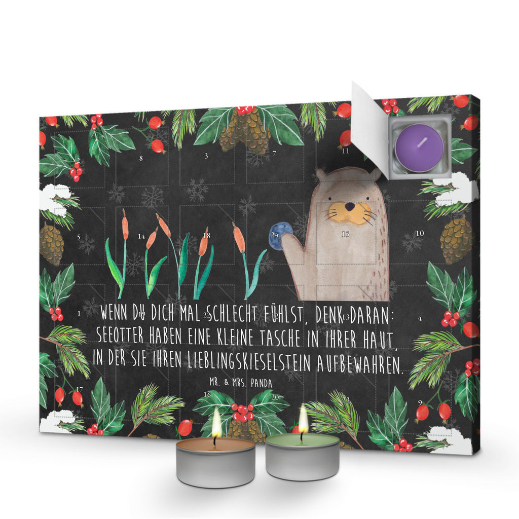 Duftkerzen Adventskalender Otter Stein Adventskalender, Kerzen Adventskalender, Duftkerzen Adventskalender, Otter, Fischotter, Seeotter, Otter Seeotter See Otter