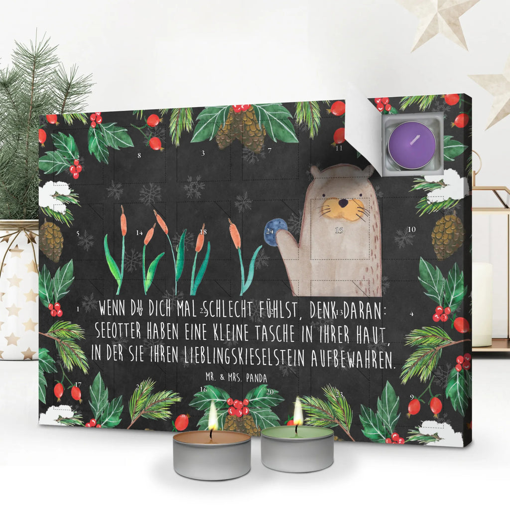 Duftkerzen Adventskalender Otter Stein Adventskalender, Kerzen Adventskalender, Duftkerzen Adventskalender, Otter, Fischotter, Seeotter, Otter Seeotter See Otter