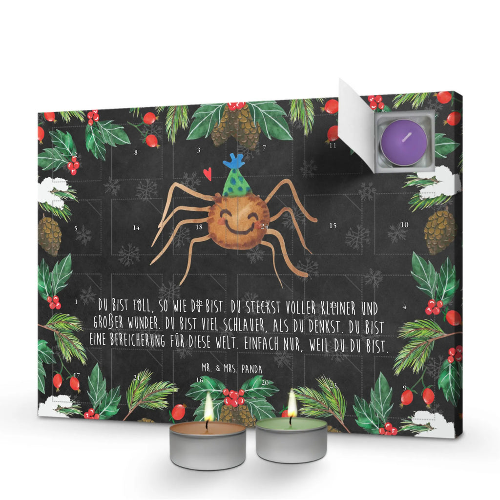 Duftkerzen Adventskalender Spinne Agathe Party Adventskalender, Kerzen Adventskalender, Duftkerzen Adventskalender, Spinne Agathe, Spinne, Agathe, Videos, Merchandise, Selbstliebe, Wunder, Motivation, Glück