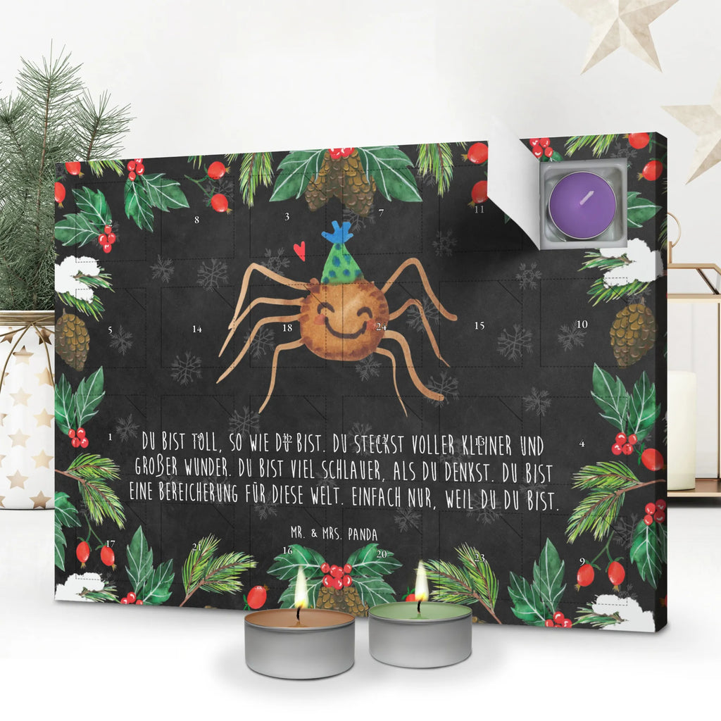 Duftkerzen Adventskalender Spinne Agathe Party Adventskalender, Kerzen Adventskalender, Duftkerzen Adventskalender, Spinne Agathe, Spinne, Agathe, Videos, Merchandise, Selbstliebe, Wunder, Motivation, Glück