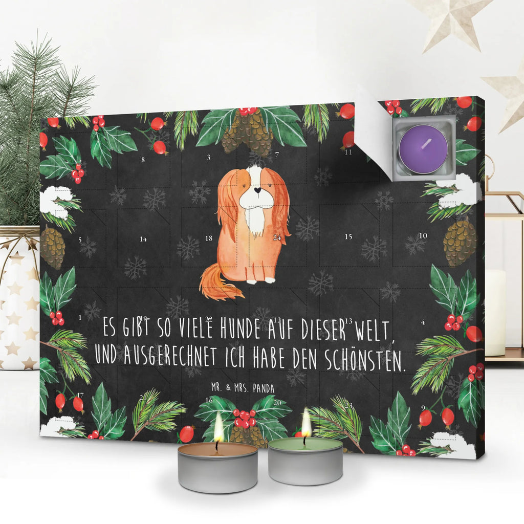 Duftkerzen Adventskalender Hund Cavalier King Charles Spaniel Adventskalender, Kerzen Adventskalender, Duftkerzen Adventskalender, Hund, Hundemotiv, Haustier, Hunderasse, Tierliebhaber, Hundebesitzer, Sprüche, Cavalier King Charles Spaniel, Cockerspaniel, Spaniel, Spruch, schönster Hund