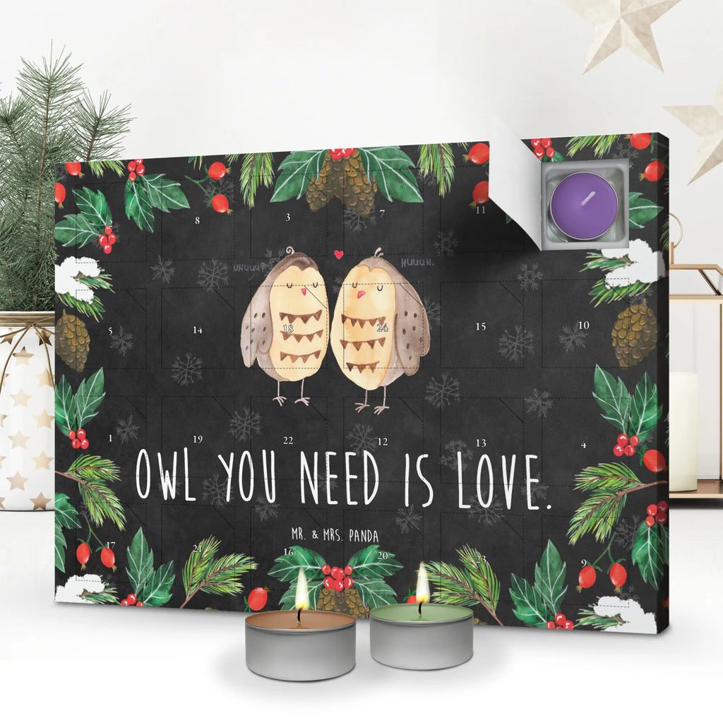 Duftkerzen Adventskalender Eulen Liebe Adventskalender, Kerzen Adventskalender, Duftkerzen Adventskalender, Eule, Eule Deko, Liebe, Hochzeit Spruch, Owl, All you need is love, Liebe Spruch, Freundin Geschenk, Freund, Wortspiel lustig