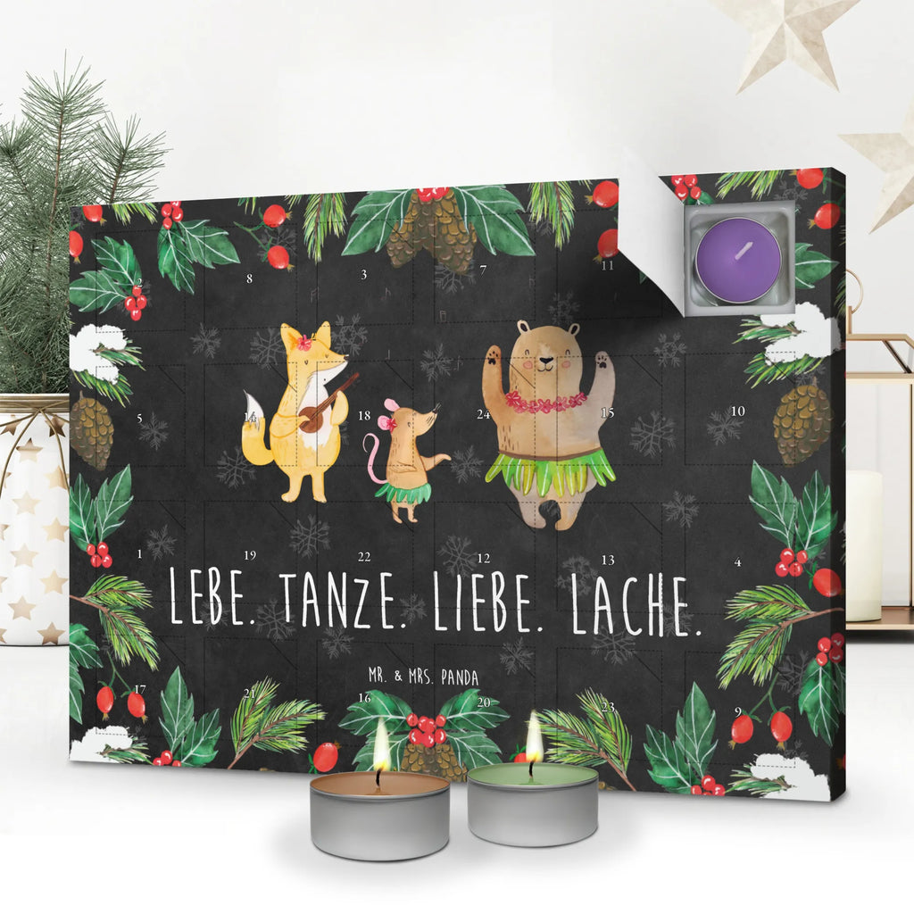 Duftkerzen Adventskalender Waldtiere Aloha Adventskalender, Kerzen Adventskalender, Duftkerzen Adventskalender, Tiermotive, Gute Laune, lustige Sprüche, Tiere, Wald, Waldtiere, Musik, Aloha, Bär, Hase, Igel, Tanzen, Leben, Lachen