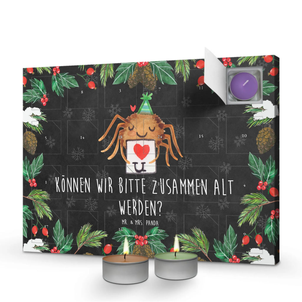 Duftkerzen Adventskalender Spinne Agathe Brief Adventskalender, Kerzen Adventskalender, Duftkerzen Adventskalender, Spinne Agathe, Spinne, Agathe, Videos, Merchandise, Liebesbeweis, Ich Liebe dich, Heiratsantrag, Verliebt, Liebespaar, Liebesgeschenk, Treuebeweis, Treuetest