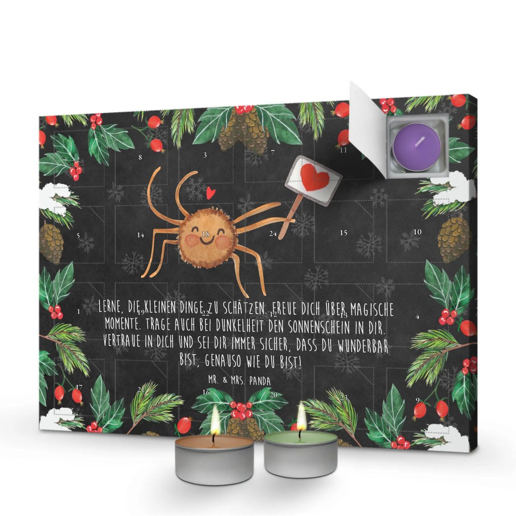 Duftkerzen Adventskalender Spinne Agathe Motivation Adventskalender, Kerzen Adventskalender, Duftkerzen Adventskalender, Spinne Agathe, Spinne, Agathe, Videos, Merchandise, Motivation, Glück, Liebe, Vertrauen, Dankeschön