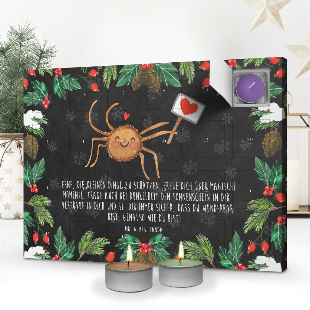 Duftkerzen Adventskalender Spinne Agathe Motivation Adventskalender, Kerzen Adventskalender, Duftkerzen Adventskalender, Spinne Agathe, Spinne, Agathe, Videos, Merchandise, Motivation, Glück, Liebe, Vertrauen, Dankeschön