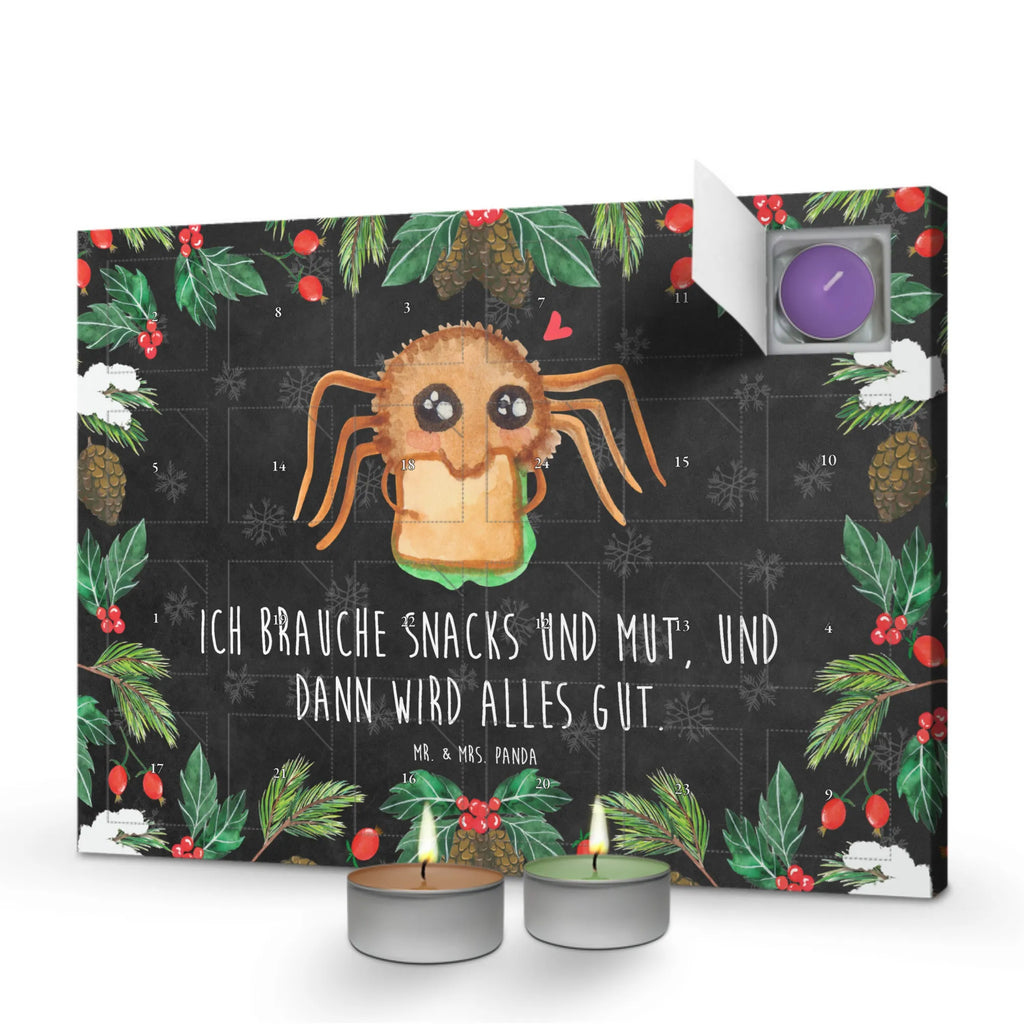 Duftkerzen Adventskalender Spinne Agathe Sandwich Adventskalender, Kerzen Adventskalender, Duftkerzen Adventskalender, Spinne Agathe, Spinne, Agathe, Videos, Merchandise, Glück, Mut, Hungrig, Verfressen, Lebensfreude, Alles wird gut, Hunger