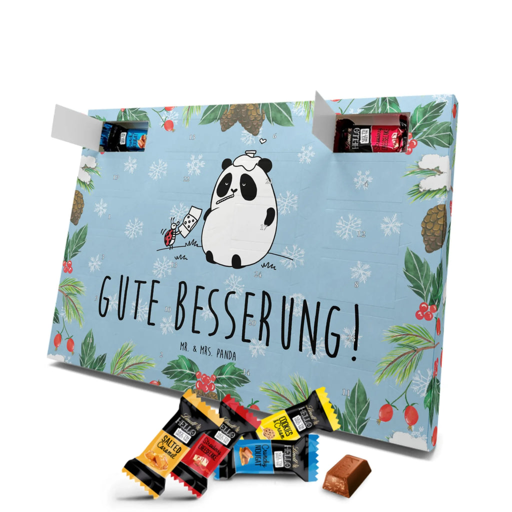 Markenschokolade Adventskalender Panda Gute Besserung Adventskalender, Weihnachtskalender, Markenschokolade Adventskalender