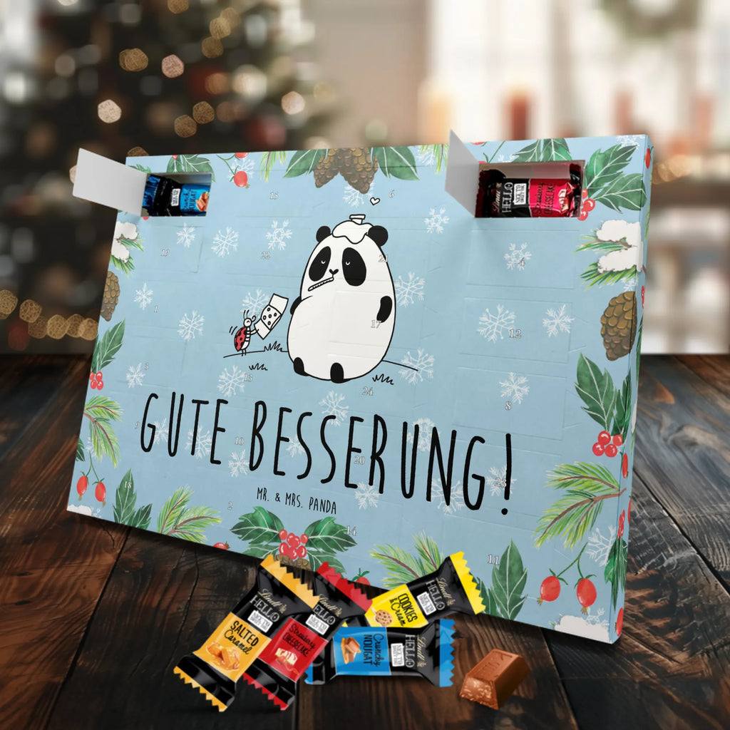 Markenschokolade Adventskalender Panda Gute Besserung Adventskalender, Weihnachtskalender, Markenschokolade Adventskalender