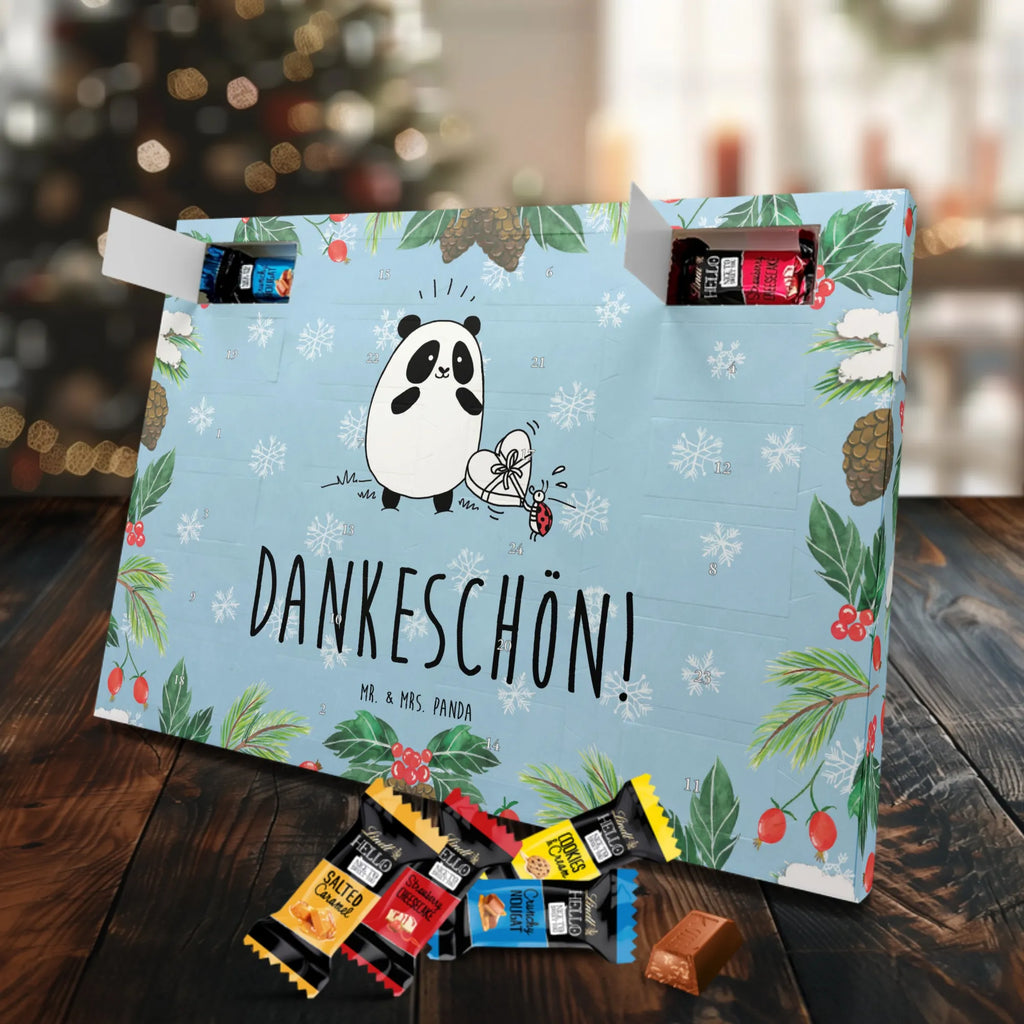 Markenschokolade Adventskalender Panda Dankeschön Adventskalender, Weihnachtskalender, Markenschokolade Adventskalender