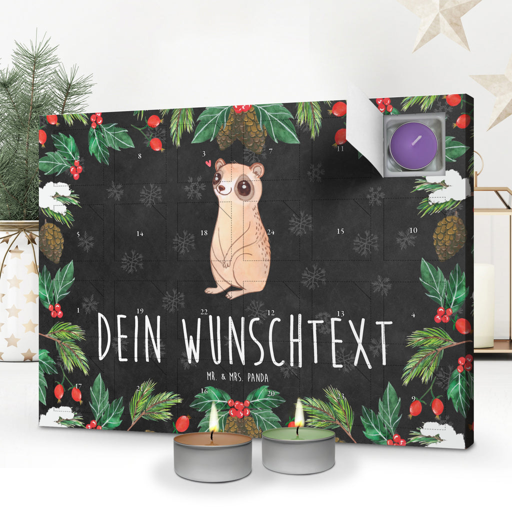 Personalisierter Duftkerzen Adventskalender Plumplori Glücklich Personalisierter Duftkerzen Adventskalender, Tiermotive, Gute Laune, lustige Sprüche, Tiere, Plumplori, Niedlich, Glück