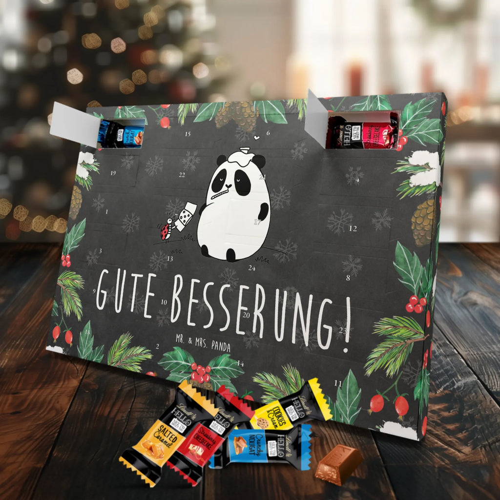 Markenschokolade Adventskalender Panda Gute Besserung Adventskalender, Weihnachtskalender, Markenschokolade Adventskalender