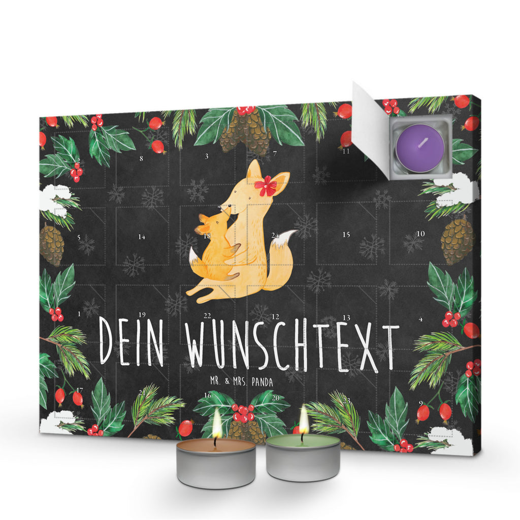 Personalisierter Duftkerzen Adventskalender Fuchs Mama Personalisierter Duftkerzen Adventskalender, Familie, Vatertag, Muttertag, Bruder, Schwester, Mama, Papa, Oma, Opa, Mutter, Tochter, Lieblingstochter, Beste Tochter, Geschenk