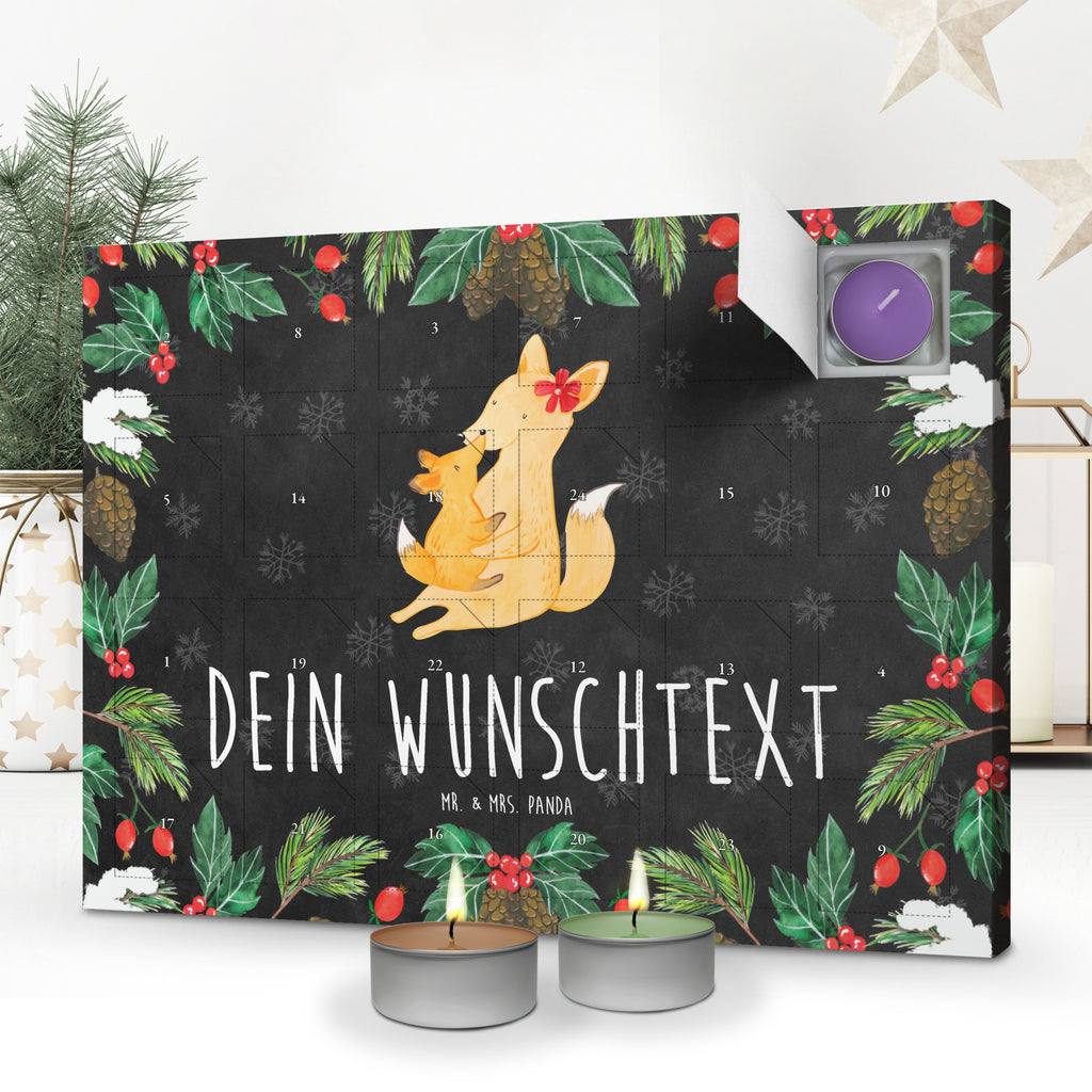 Personalisierter Duftkerzen Adventskalender Fuchs Mama Personalisierter Duftkerzen Adventskalender, Familie, Vatertag, Muttertag, Bruder, Schwester, Mama, Papa, Oma, Opa, Mutter, Tochter, Lieblingstochter, Beste Tochter, Geschenk